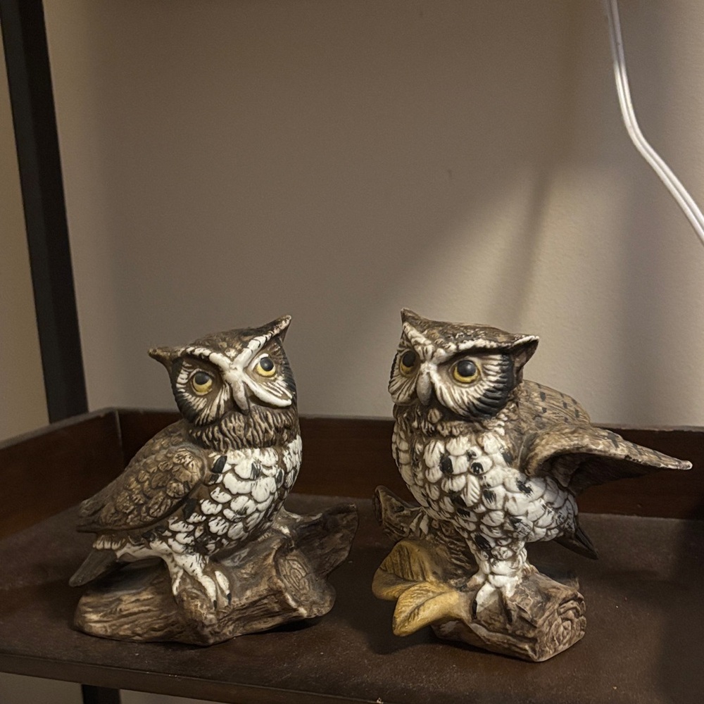 Decorative Owl Figurines